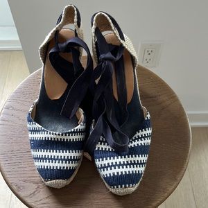 Castaner espadrille wedges. Wedge height 3.5 inches. Worn 5 or so times size 8